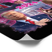 Poster L'Amérique nous rappelle le drapeau américain Trum (Coin)