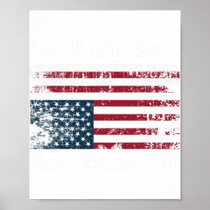 Poster L'Amérique Pas Génial Même Pas Ok Les Américains R
