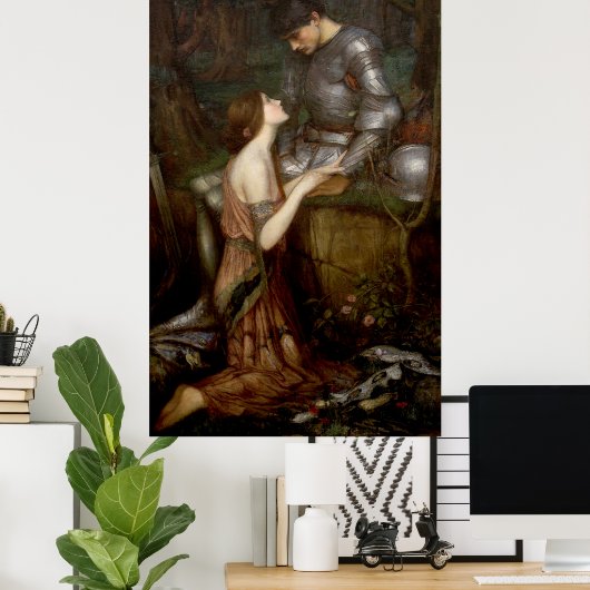 Poster Lamia par John William Waterhouse (Bureau à domicile)