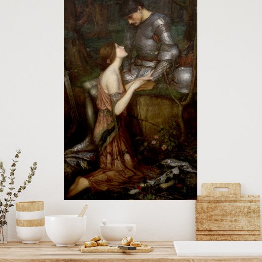 Poster Lamia par John William Waterhouse (Cuisine)