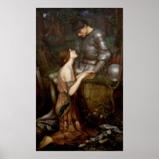 Poster Lamia par John William Waterhouse (Devant)