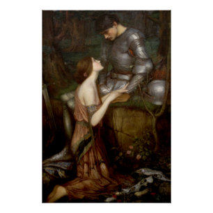 Poster Lamia par John William Waterhouse Glossy