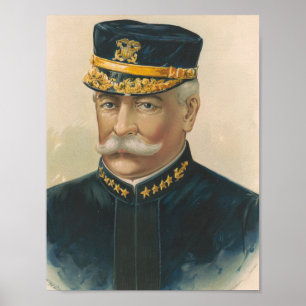 Poster L'amiral George Dewey