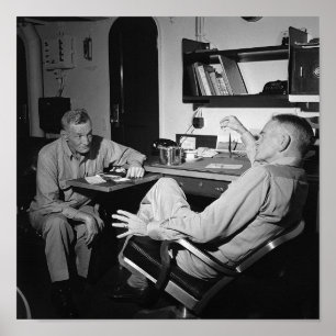 Poster L'amiral McCain et Bull Halsey - USS New Jersey