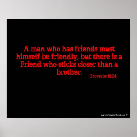 Poster L'amitié chrétienne (Devant)