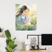 Poster L'amitié dans la nature (Bureau à domicile)