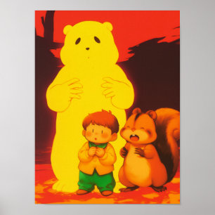 Poster L'amitié d'Halloween