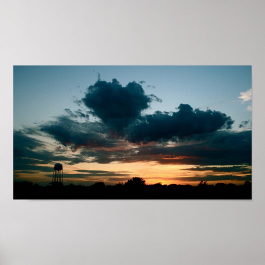 Poster L'AMOUR au coucher du soleil (Devant)