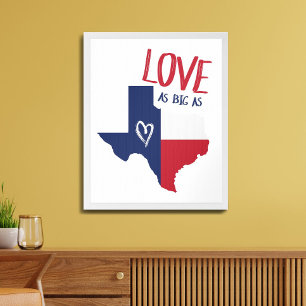 Poster L'Amour Aussi Grand Que Le Texas