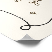 Poster L'amour brasse Espresso Martini Bienvenue (Coin)