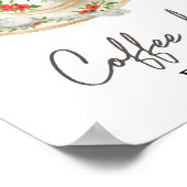 Poster L'amour brasse la douche nuptiale Café bar (Coin)