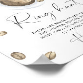 Poster L'amour brasse la douche nuptiale Ring chasse jeu (Coin)