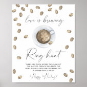 Poster L'amour brasse la douche nuptiale Ring chasse jeu (Devant)