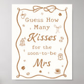 Poster L'amour brasse la Fête des mariées Devine combien (Devant)