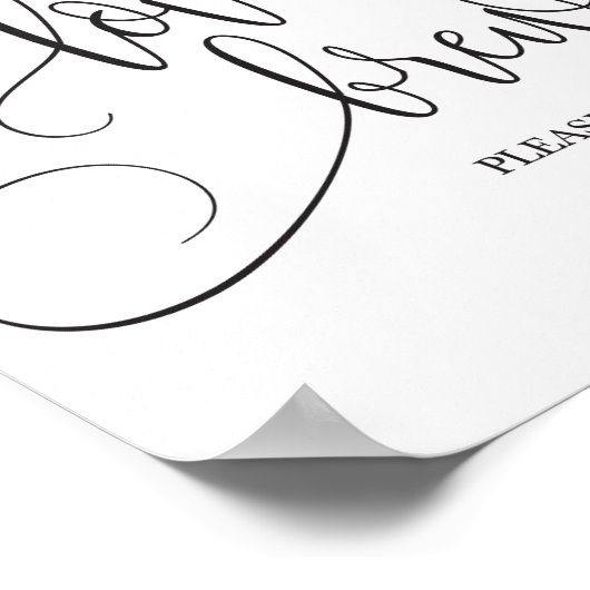 Poster L'amour brasse le café bar Mariage Signé (Coin)