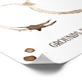 Poster L'amour brasse ! Panneau de la barre du café (Coin)