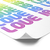 Poster L'amour c'est l'amour Rétro (Coin)