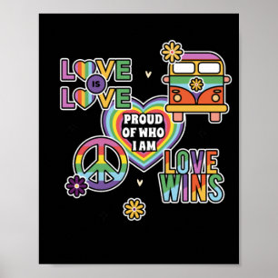 Poster L'amour comme amour. Fier de qui je suis. LGBT+pri