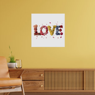 Poster L'Amour Dans Les Fleurs