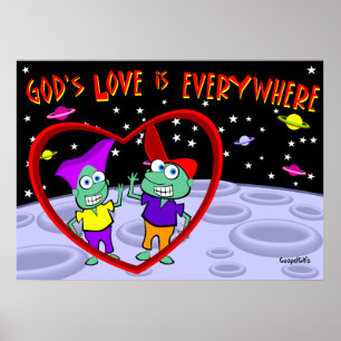 Poster L'amour de Dieu est partout