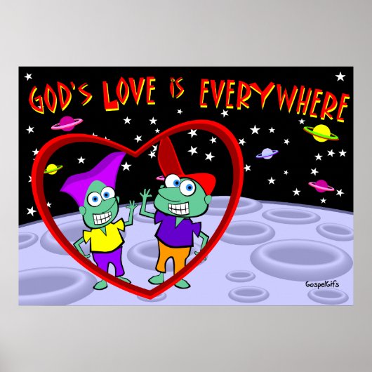 Poster L'Amour de Dieu est partout (Devant)