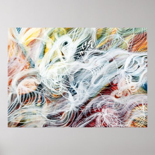 Poster L'Amour de Dieu par Georgiana Houghton (Devant)