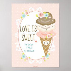 Poster L'amour de la glace est doux, s'il vous plaît pren
