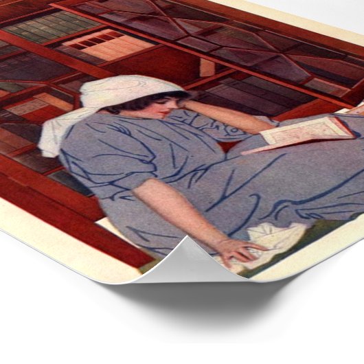 Poster L'amour de la lecture (Coin)