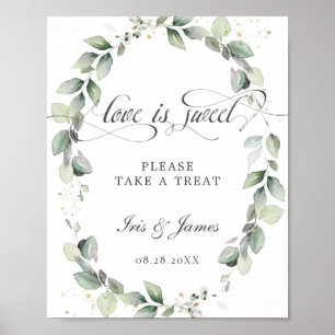 Poster L'amour de la verdure douce est doux Prenez un sig