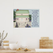 Poster L'amour de ma mère - Fête des mères (Cuisine)