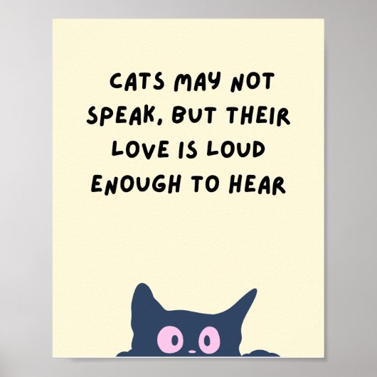 Poster L'amour des chats (Devant)