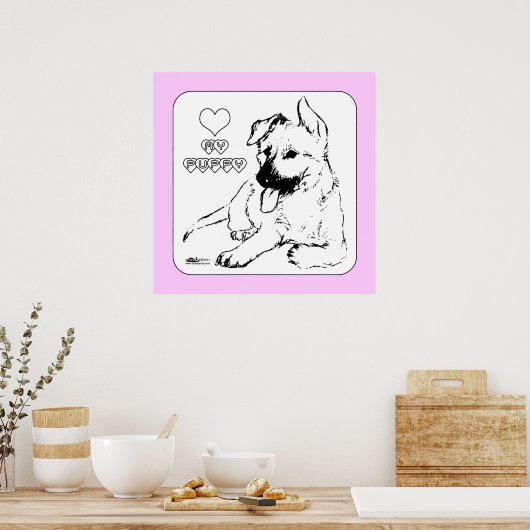 Poster L'amour des chiots (Cuisine)