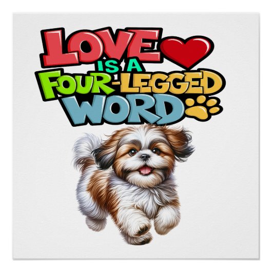 Poster L'amour des chiots (Devant)