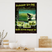 Poster L'amour d'été (à l'île de Wight Style) (Cuisine)