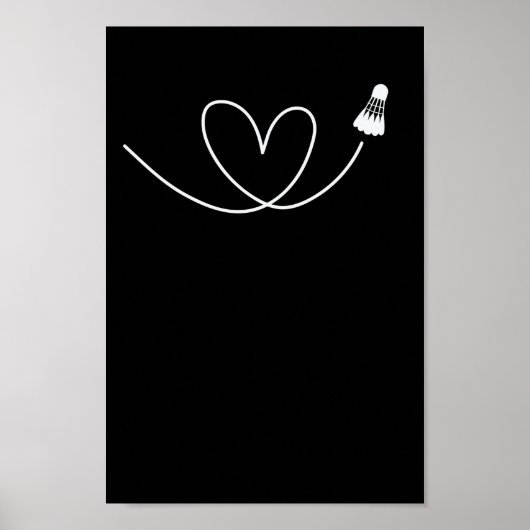 Poster L'Amour du Badminton Federball (Devant)