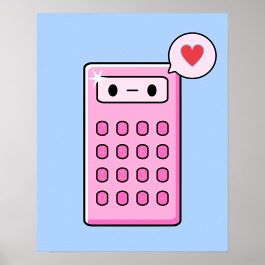 Poster L'amour du calculateur (Devant)