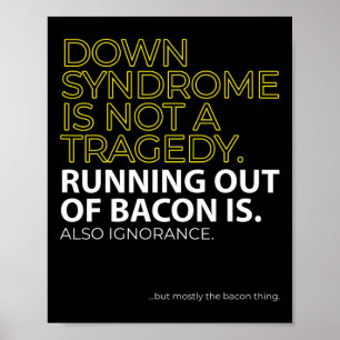 Poster L'amour du jour du syndrome de Down ne compte pas