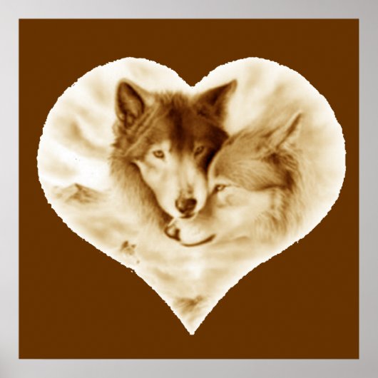 Poster L'amour du loup (Devant)