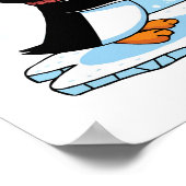 Poster L'amour du pingouin : adorable 'Fonte du coeur' Co (Coin)