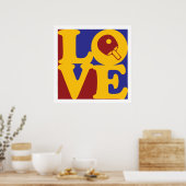 Poster L'amour du tennis de table (Cuisine)