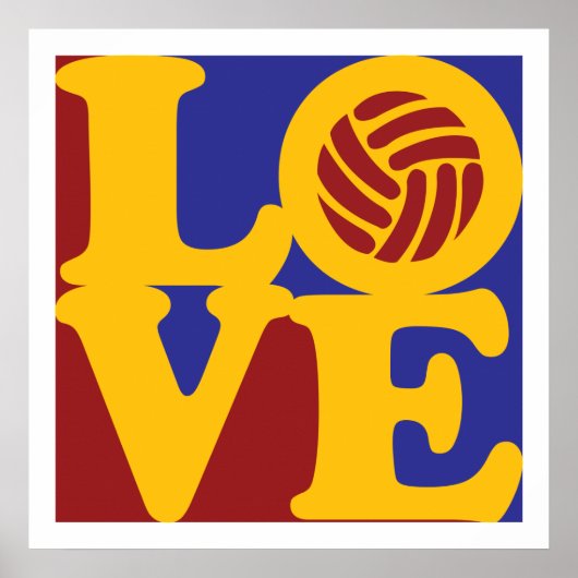Poster L'amour du volleyball (Devant)