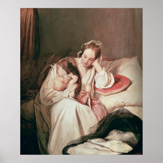 Poster L'amour d'une mère, 1839 (Devant)