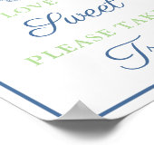 Poster L'amour élégant est doux, prenez une gâterie, douc (Coin)