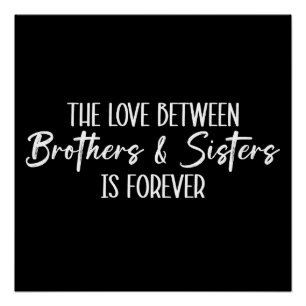 Poster L'amour entre frères et soeurs est pour toujours