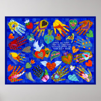 Poster l'amour espagnol dire pour quiconque vous aimez