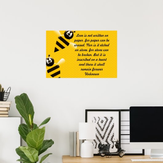 Poster L'amour est (Bureau à domicile)