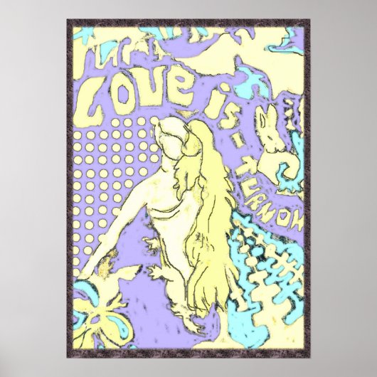 Poster L'amour est activé (Devant)