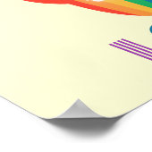 Poster L'amour est amour Amusant Colorful LGBTQ Pride Moi (Coin)