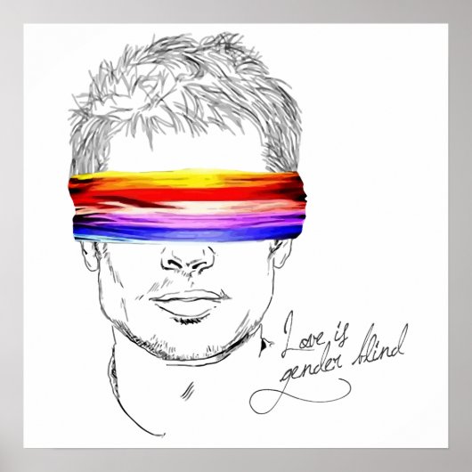 Poster L'Amour Est Aveugle (Devant)