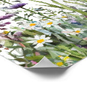 Poster L'amour est dans la Fête des mariées fleurie Fleur (Coin)